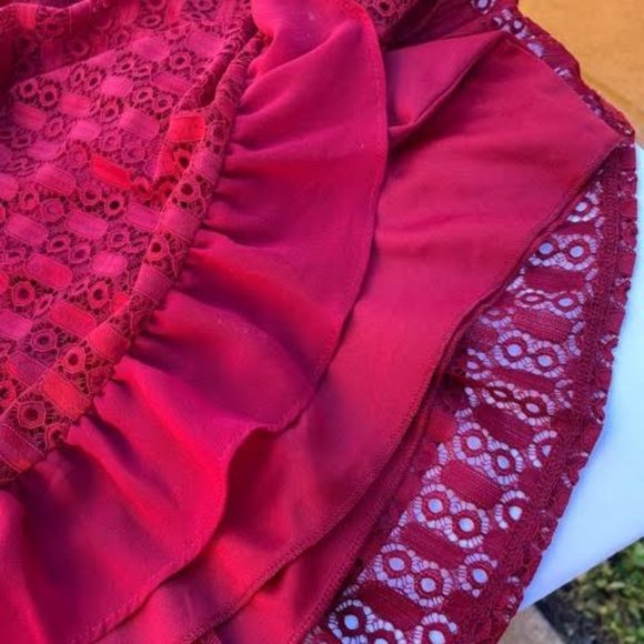 Ruby Red Formal Dress - Picture 5 of 8